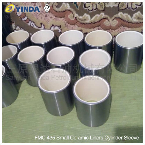 FMCの豆ポンプ アルミナの陶磁器はさみ金、FMC 435小さい陶磁器はさみ金シリンダー袖、API-7Kは工場を証明した