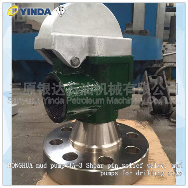 Oil Drilling Industry Mud Pump Relief Valve JA-3 Shear Pin Relief Valve For Drilling Rigs